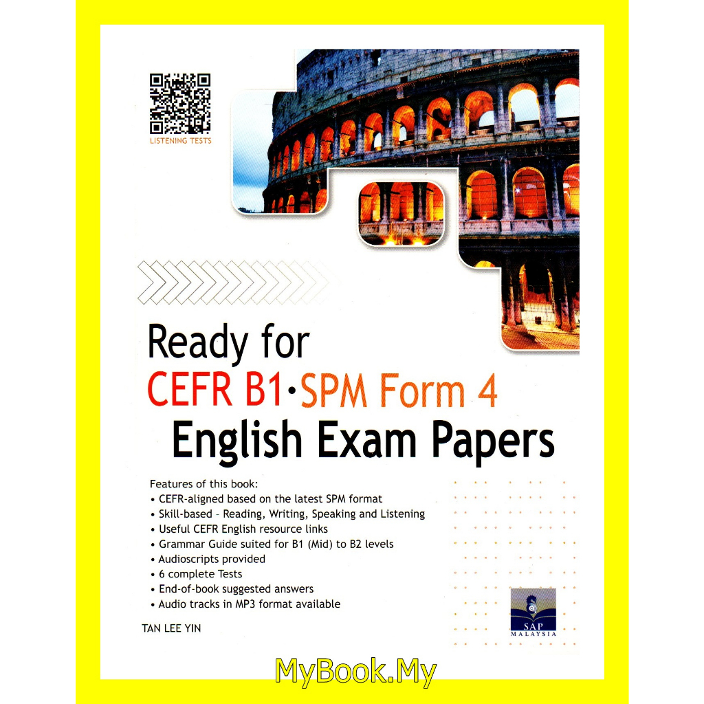 MyB Buku Latihan : Ready For CEFR B1 English Exam Papers SPM Tingkatan ...