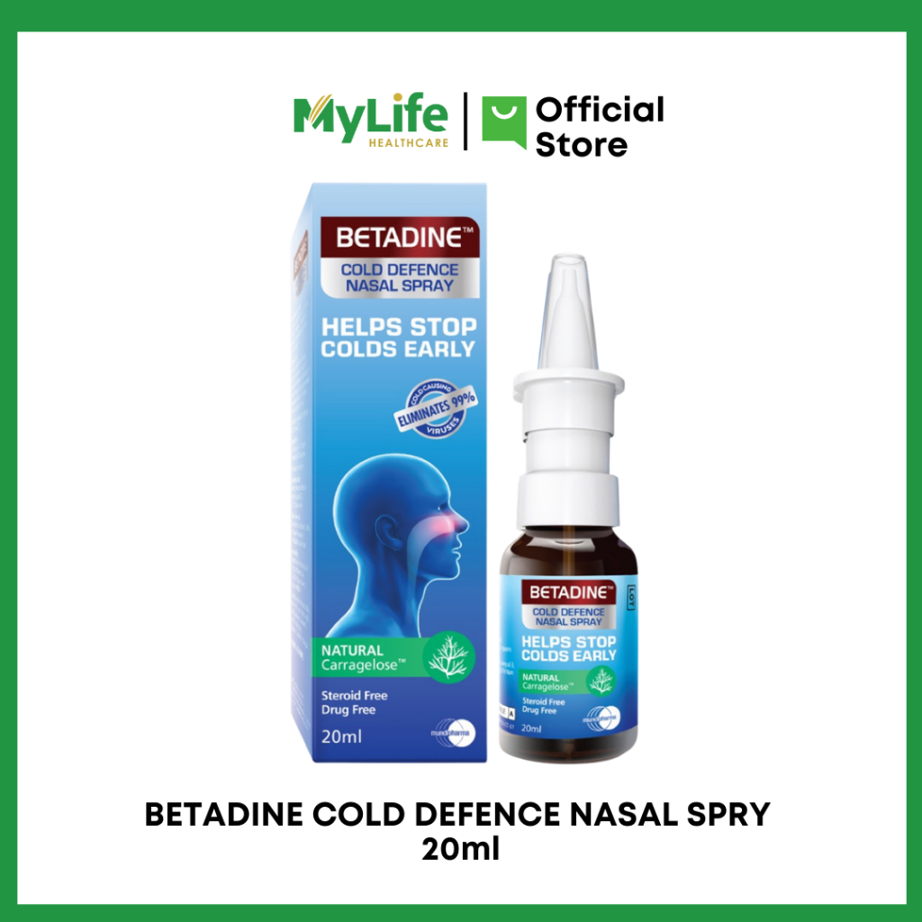 BETADINE COLD DEFENCE NASAL SPRAY 20ml | Shopee Malaysia