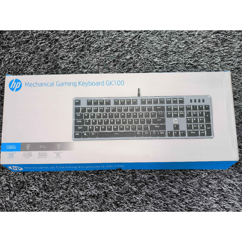 HP GK100 Wired Gaming RGB Keyboard Shopee Malaysia