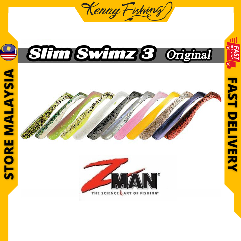 ZMan ORIGINAL Slim SwimZ 3" Soft Bait / Soft Lure / soft plastic made