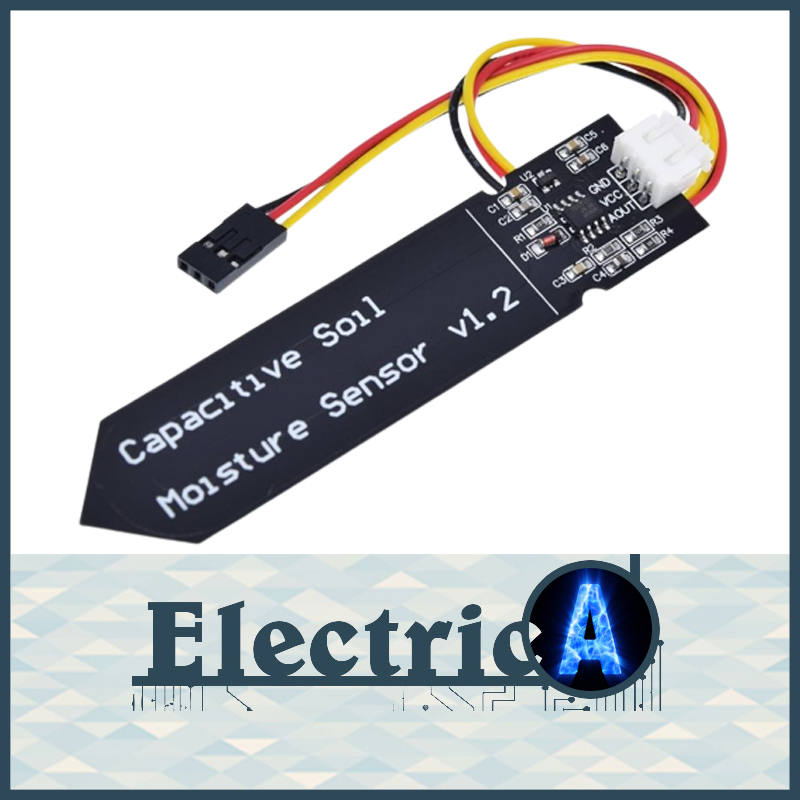 Capacitive Soil Moisture Sensor V1.2 Corrosion Resistant with Cable For ...