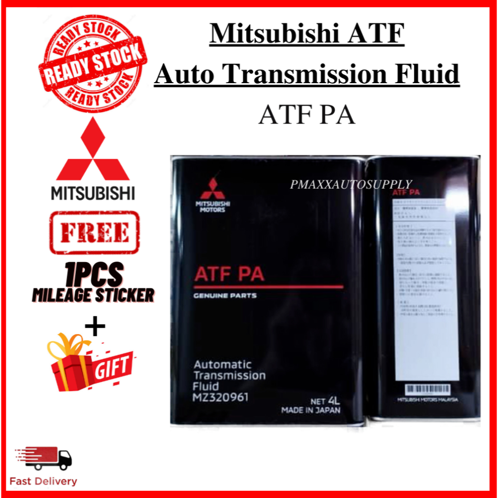 Mitsubishi ATF PA 4L- Triton VGT 2.4 2015- KL1T KL3T - Automatic ...