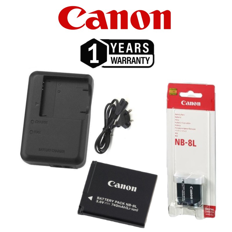 Canon NB8L NB8L battery/charger CB2LAE for canon rechargeable 3.6V