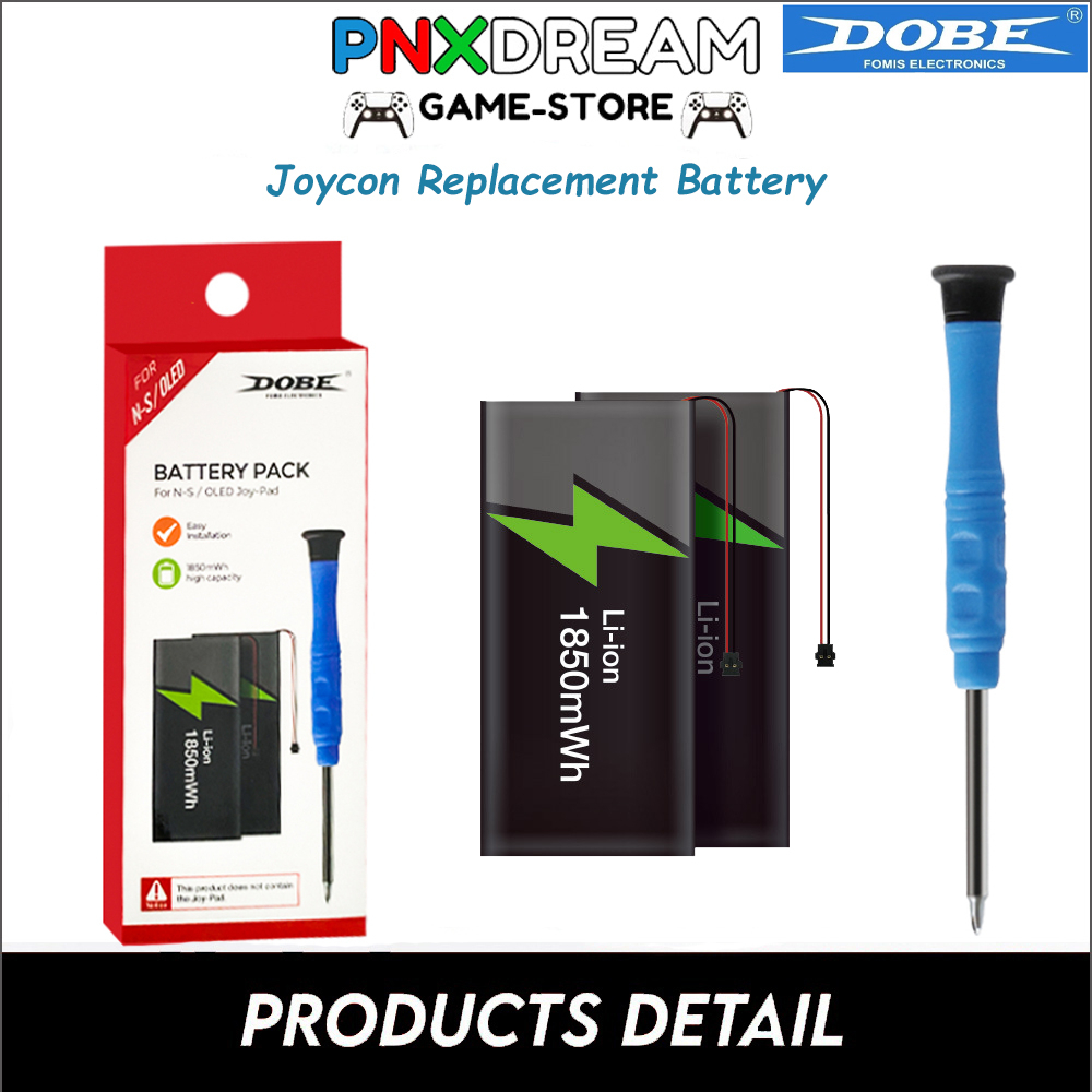 DOBE Joycon Battery Replacement Repair Screwdriver 1850mWh Nintendo Switch Joycon Controller TNS