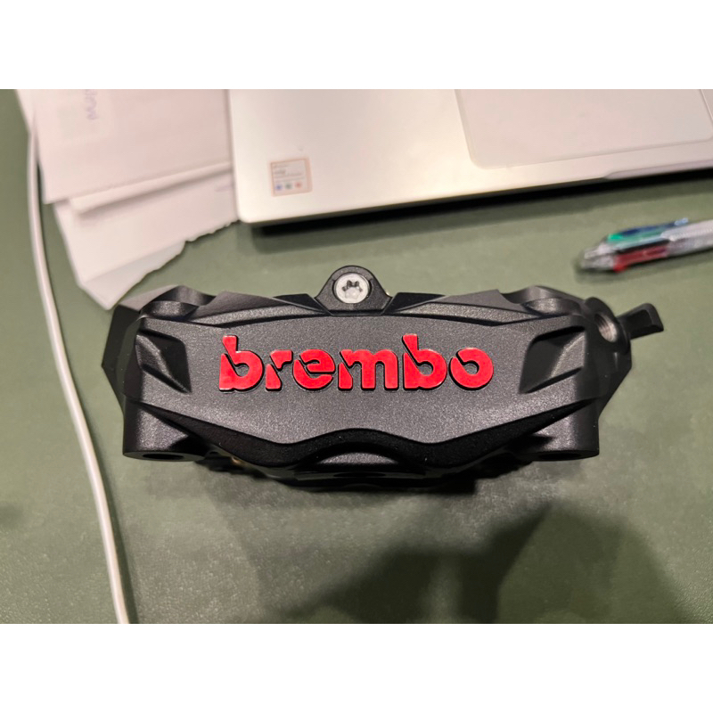 ORIGINAL BREMBO M3/ K50 4 POT BRAKE CALIPER LIMITED BLACK / RED LOGO ...