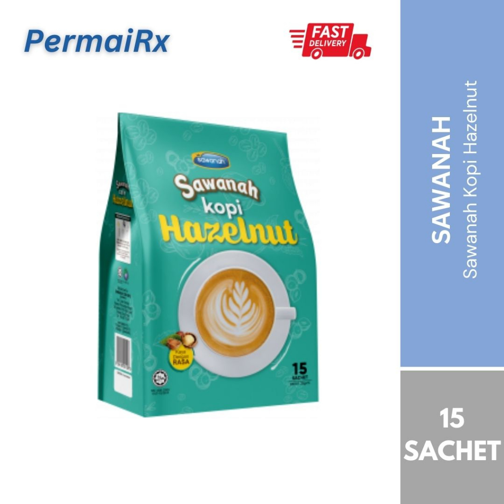 [READY STOCK] SAWANAH KOPI HAZELNUT (15 SACHET) Shopee Malaysia