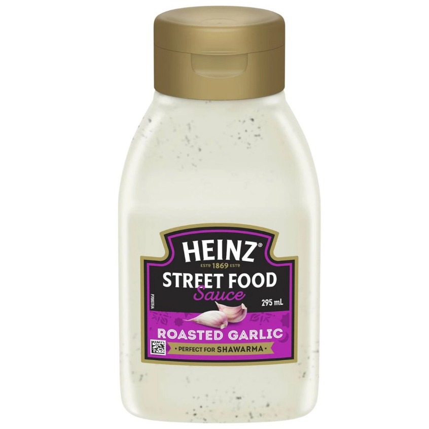 Heinz Street Food Roasted Garlic Sauce For Shawarma, Sandwich Or Kebab