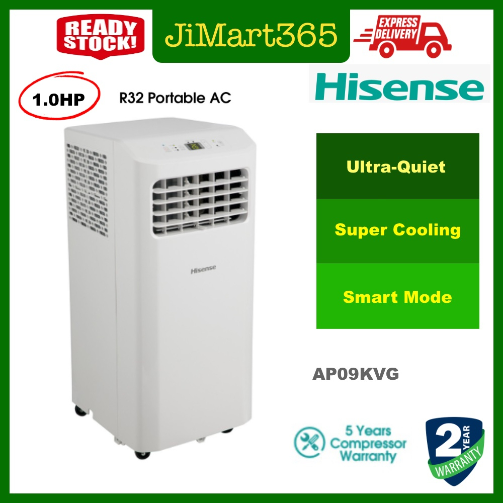 Hisense 1.0HP Portable Air Conditioner R32 AP09KVG | Shopee Malaysia