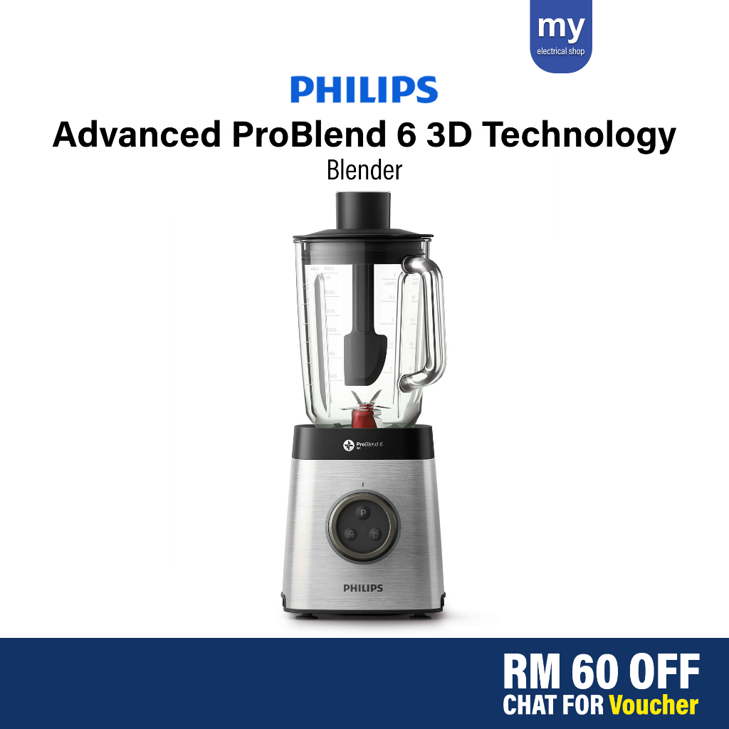 Philips HR3652 heavy duty blender high speed blender ice crush blender ...