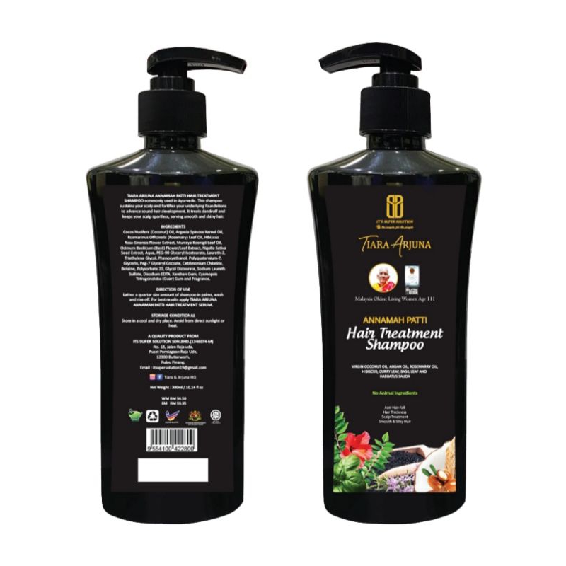 Tiara Arjuna Annamah Patti Hair Treatment Shampoo (300ml) Shopee Malaysia