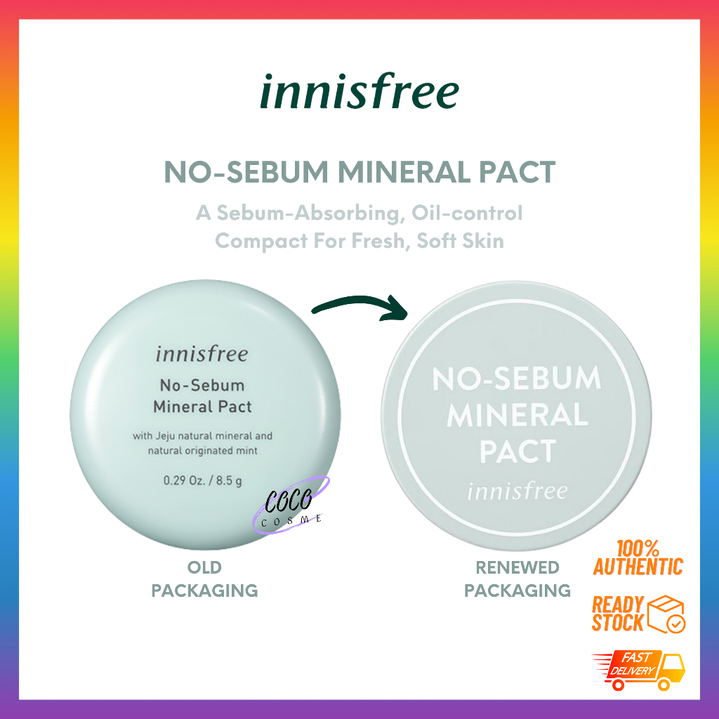 INNISFREE No-Sebum Mineral Pact 8.5g | Shopee Malaysia