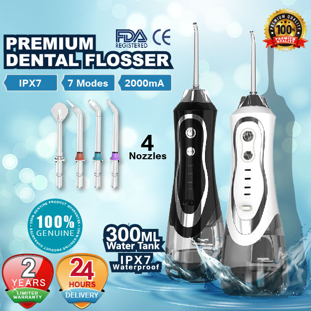 【Ready Stock】 Powerful Water Flosser IPX7 Premium Water Jet Dental