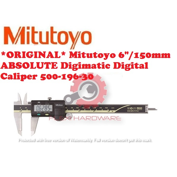 Original Mitutoyo 6 150mm Absolute Digimatic Digital Caliper 500 196