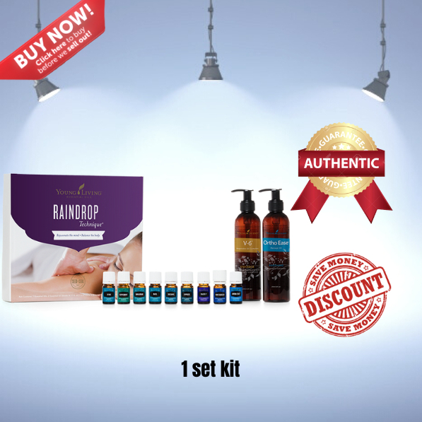 ORIGINAL Young Livings Raindrop Technique Kit Shopee Malaysia