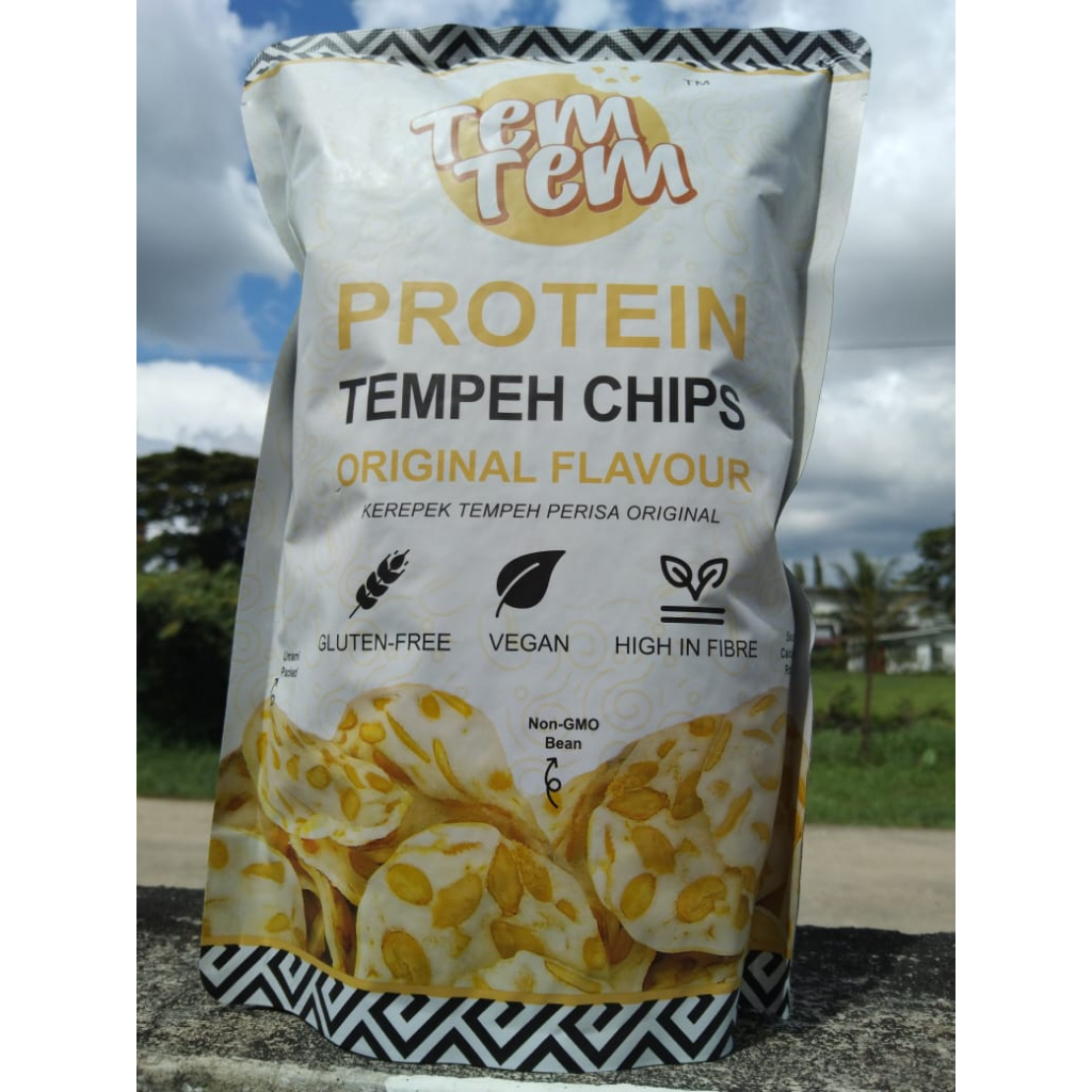 Tempeh Chips Original Flavour/Kerepek Tempeh Perisa Original (100g