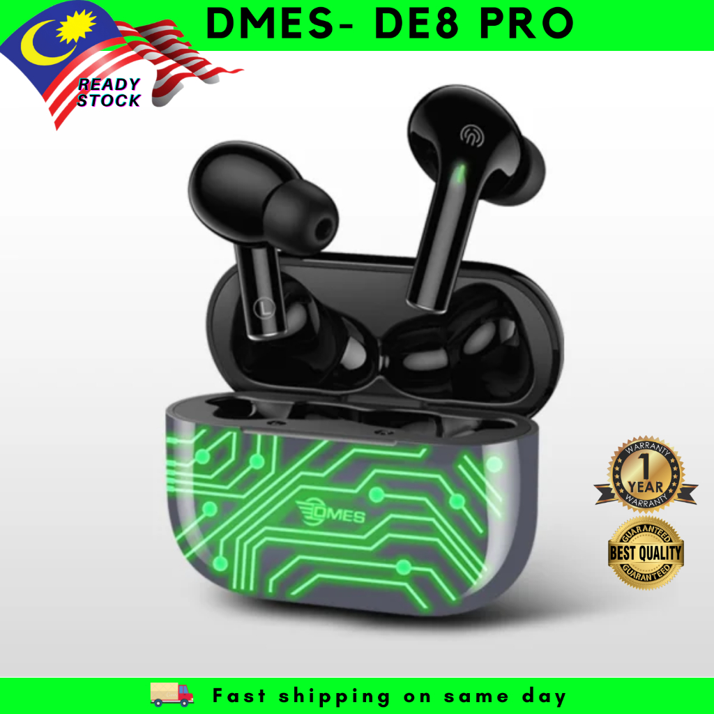 DMES DE8 PRO Wireless Earbuds Stereo Sport Gaming Bluetooth 5.1 TWS ...