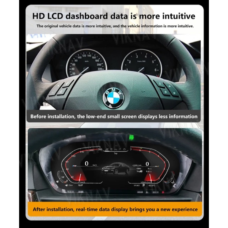 BMW 3 Series F30 /F31/ F35 20042009 Car Speedometer Meter Digital