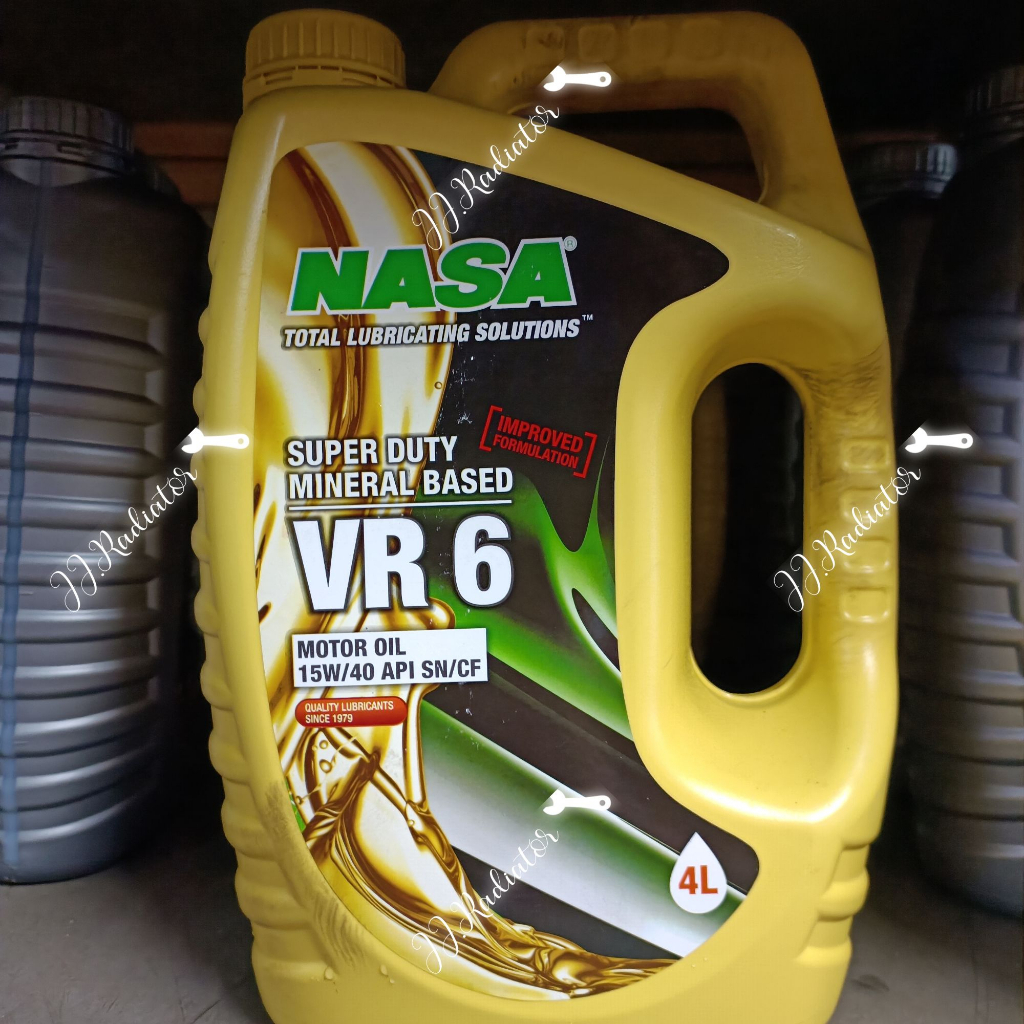 Nasa Vr6 15w40 Engine Oil (4liter) Shopee Malaysia