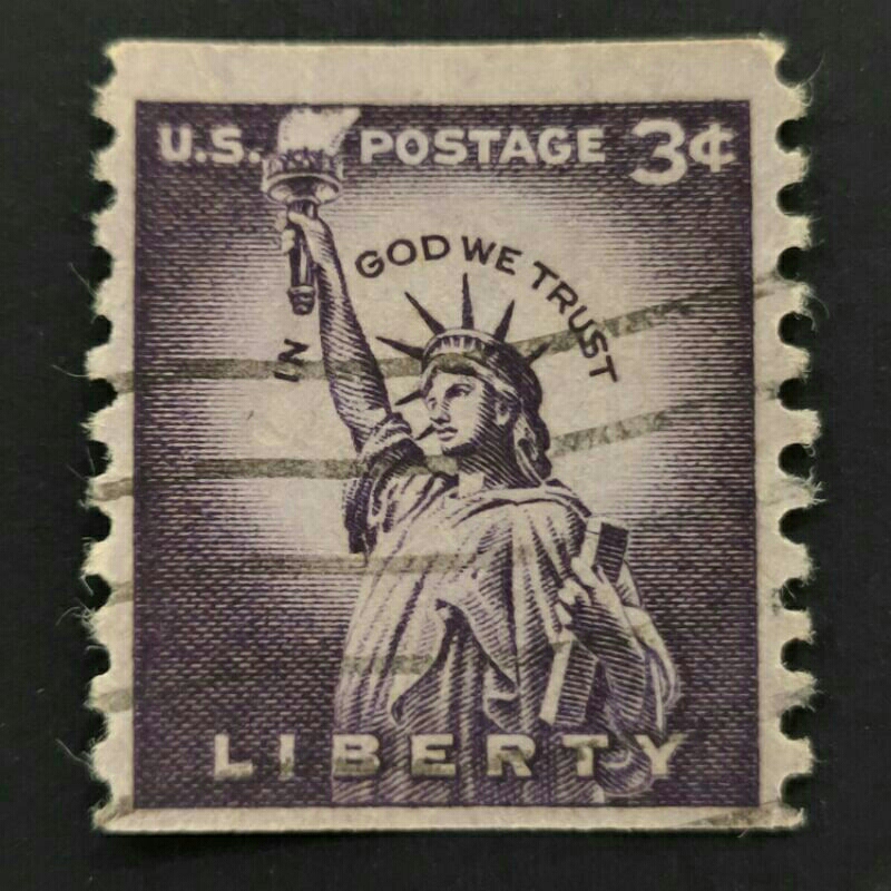 1954 Stamp USA-Unique Used Stamp-3c Statue of Liberty | Shopee Malaysia
