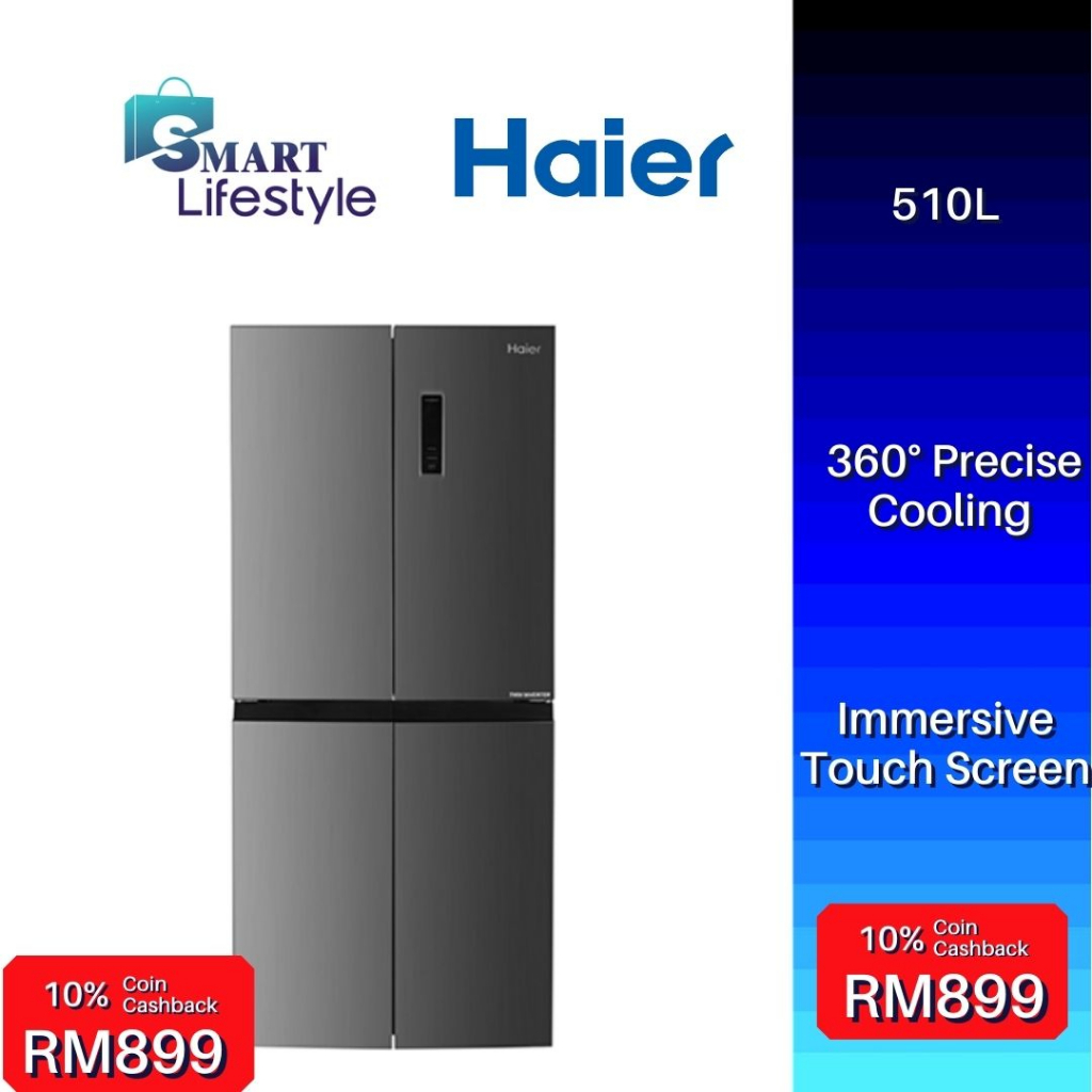 Haier 4 Door Series Refrigerator HRF510MG Shopee Malaysia