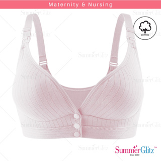 SummerGlitz Maternity & Nursing Comfortable Cotton Bra Front