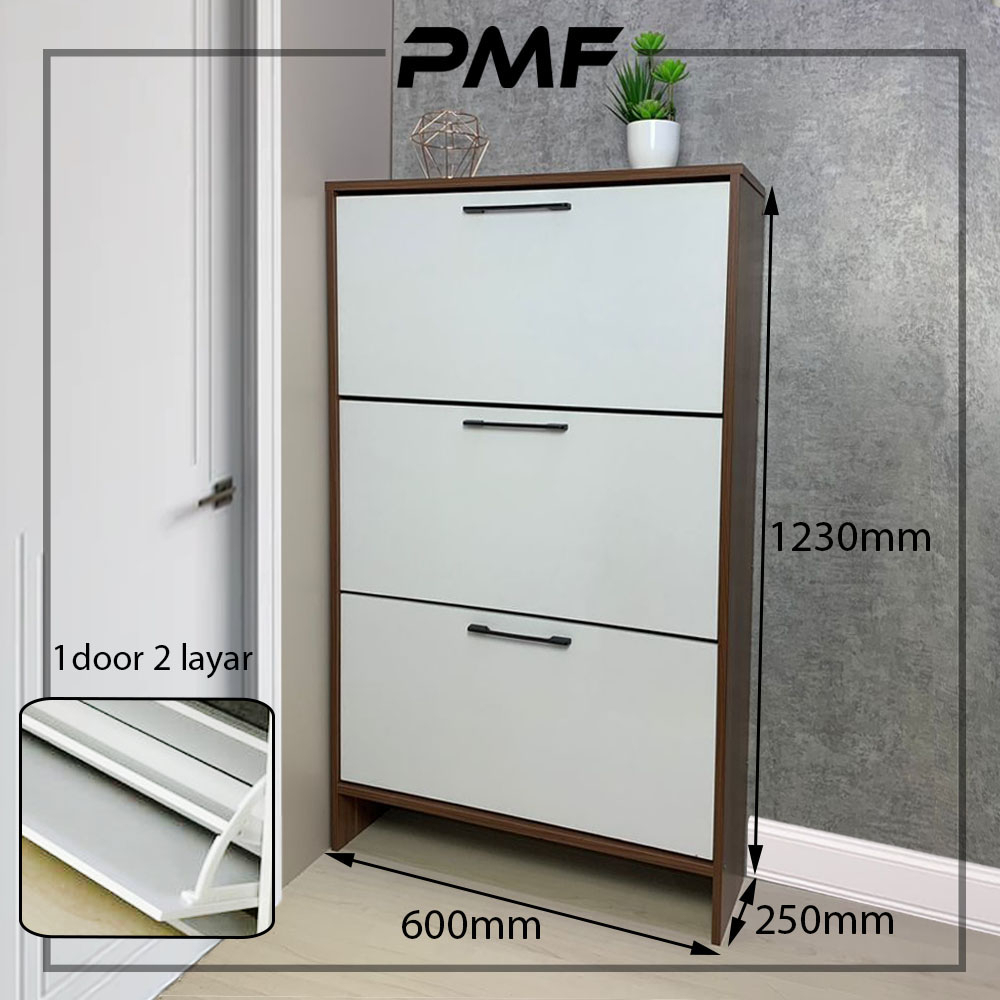 PMF 3 Door Shoes Rack Cabinet / Shoes rack / Shoes Cabinet / Wooden ...