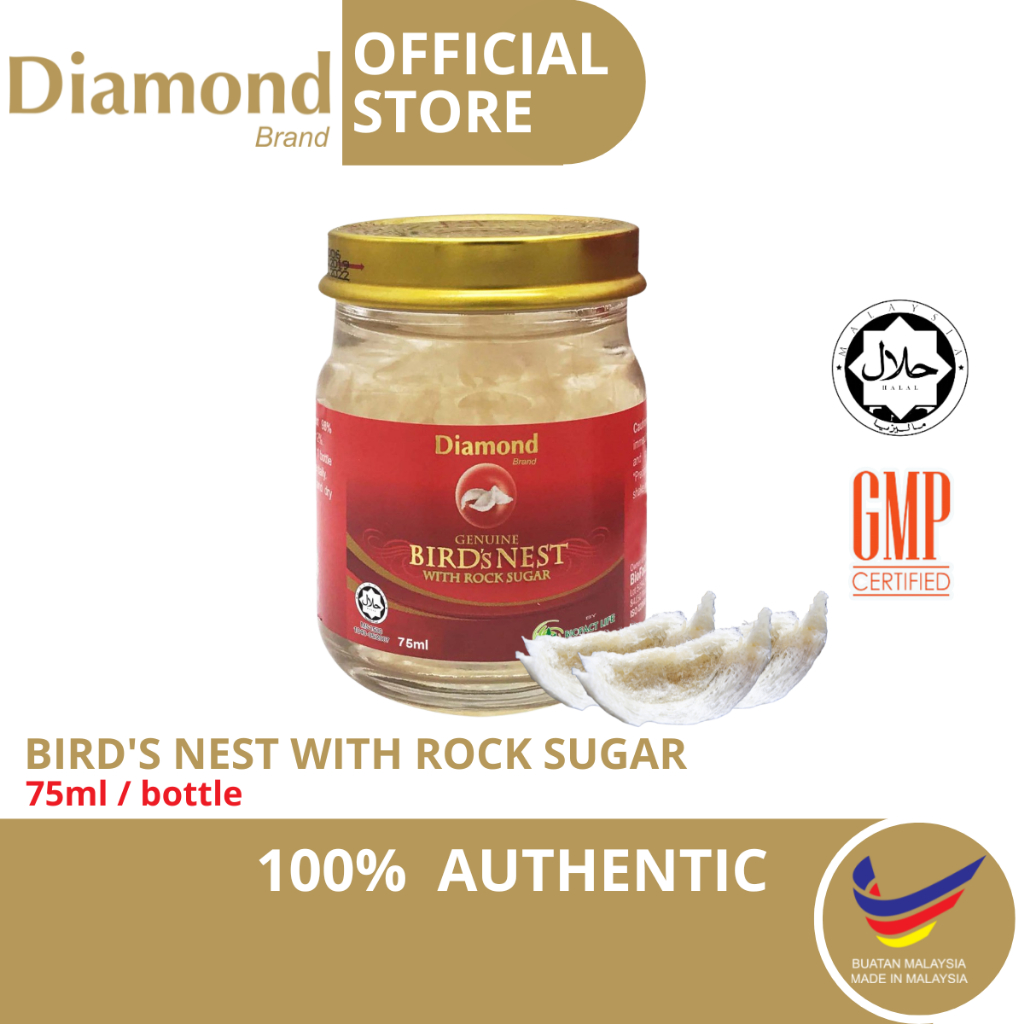[B5F1] Diamond Genuine Bird's Nest with Rock Sugar 75ml Shopee Malaysia