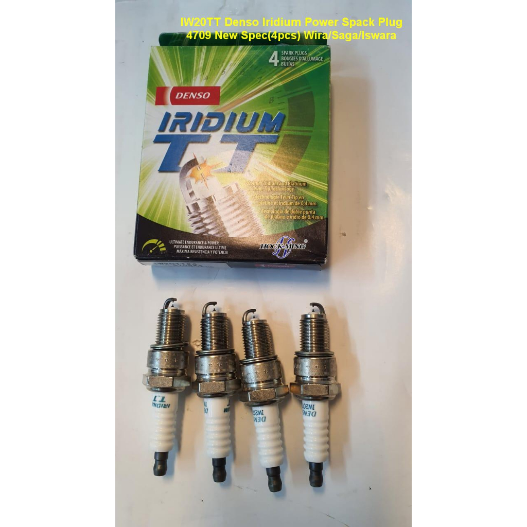 Wira 1.5 4g13 4g15 Saga Iswara IW20TT Denso Iridium Power Spack Plug ...