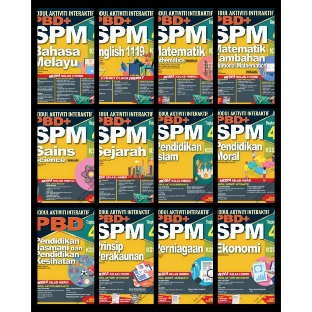 MODUL AKTIVITI INTERAKTIF PBD + SPM KSSM TINGKATAN 4 (2023) | Shopee ...