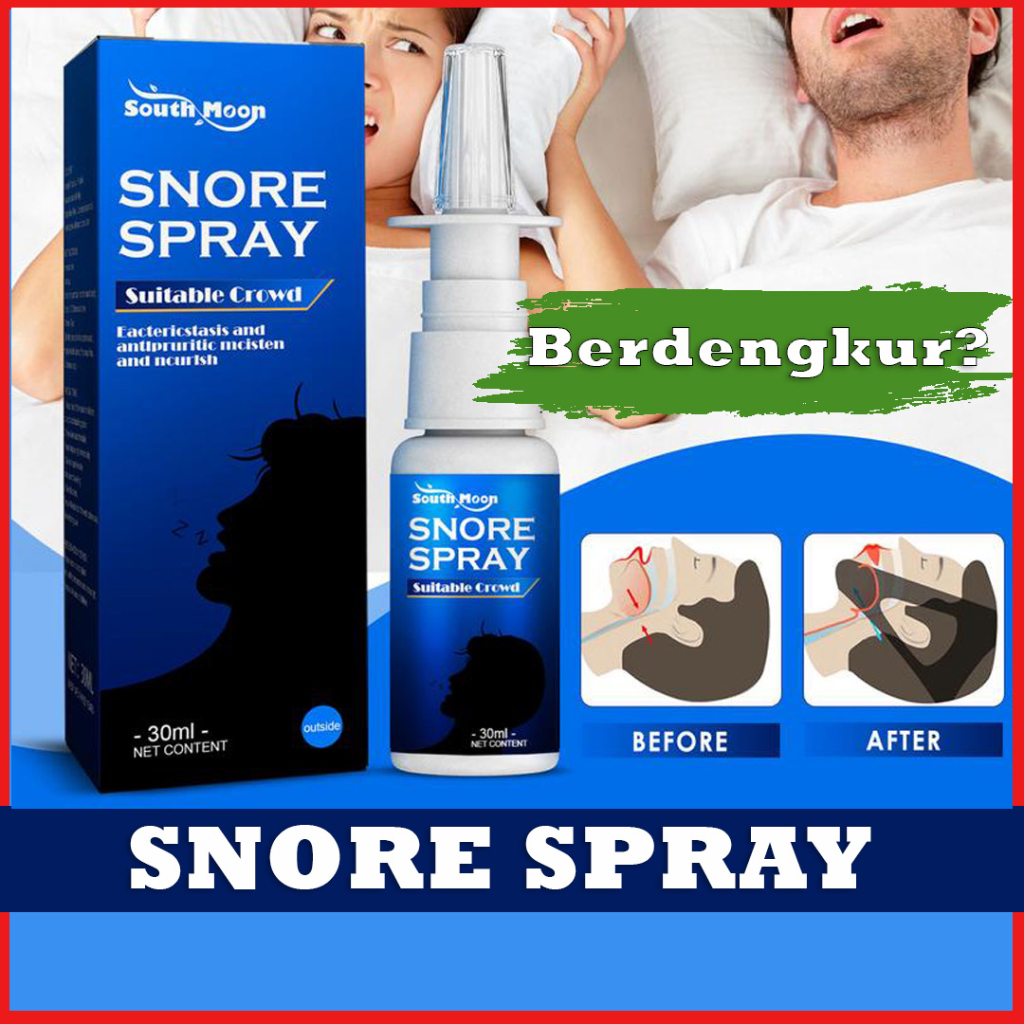 Nasal Spray Anti Snoring Hidung Tersumbat Snooring Ubat Dengkur Snore