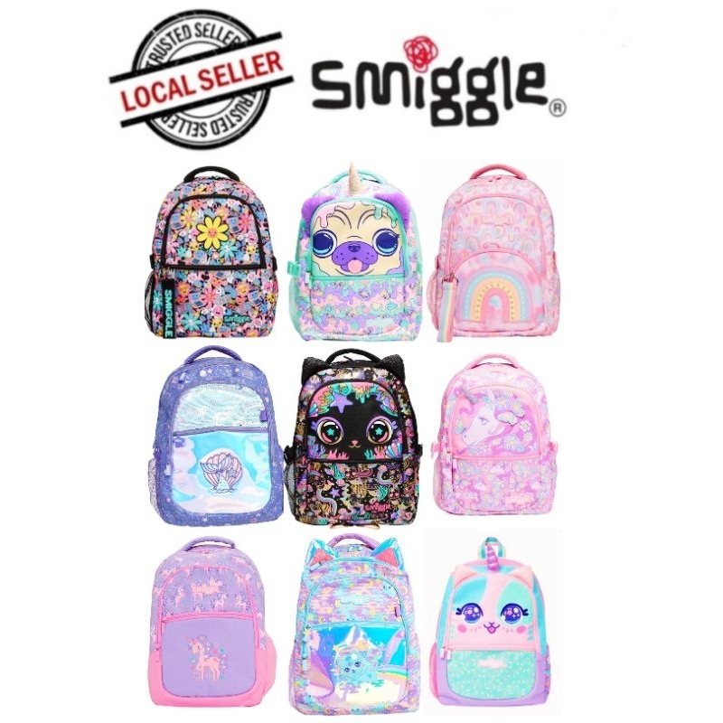 Original Smiggle school bag for girl beg sekolah smiggle perempuan ...