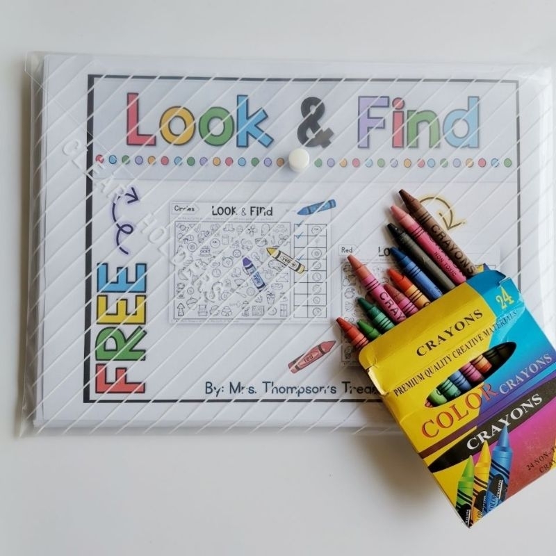  hardcopy look and find worksheets 100 pages shopee malaysia