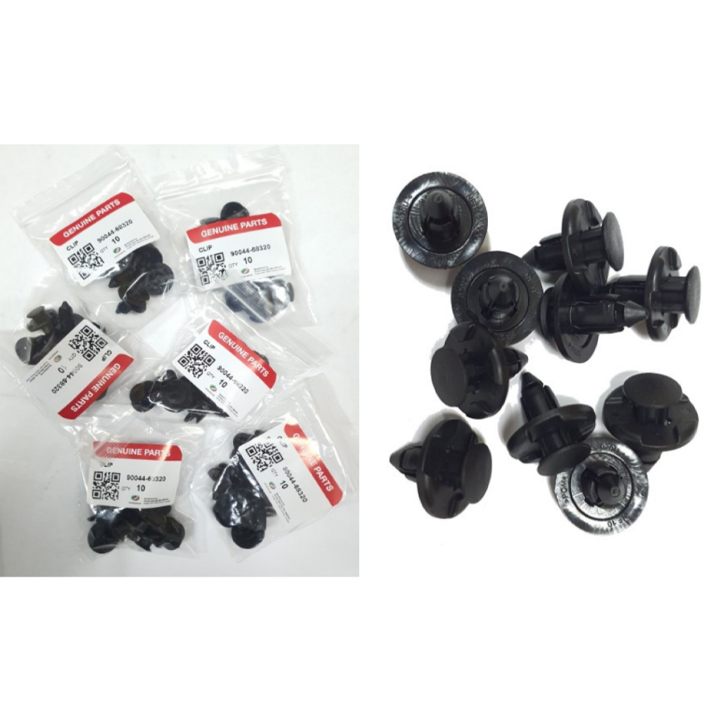 100 Original Perodua Bumper Fender Under Shield Clips / Bumper Clips