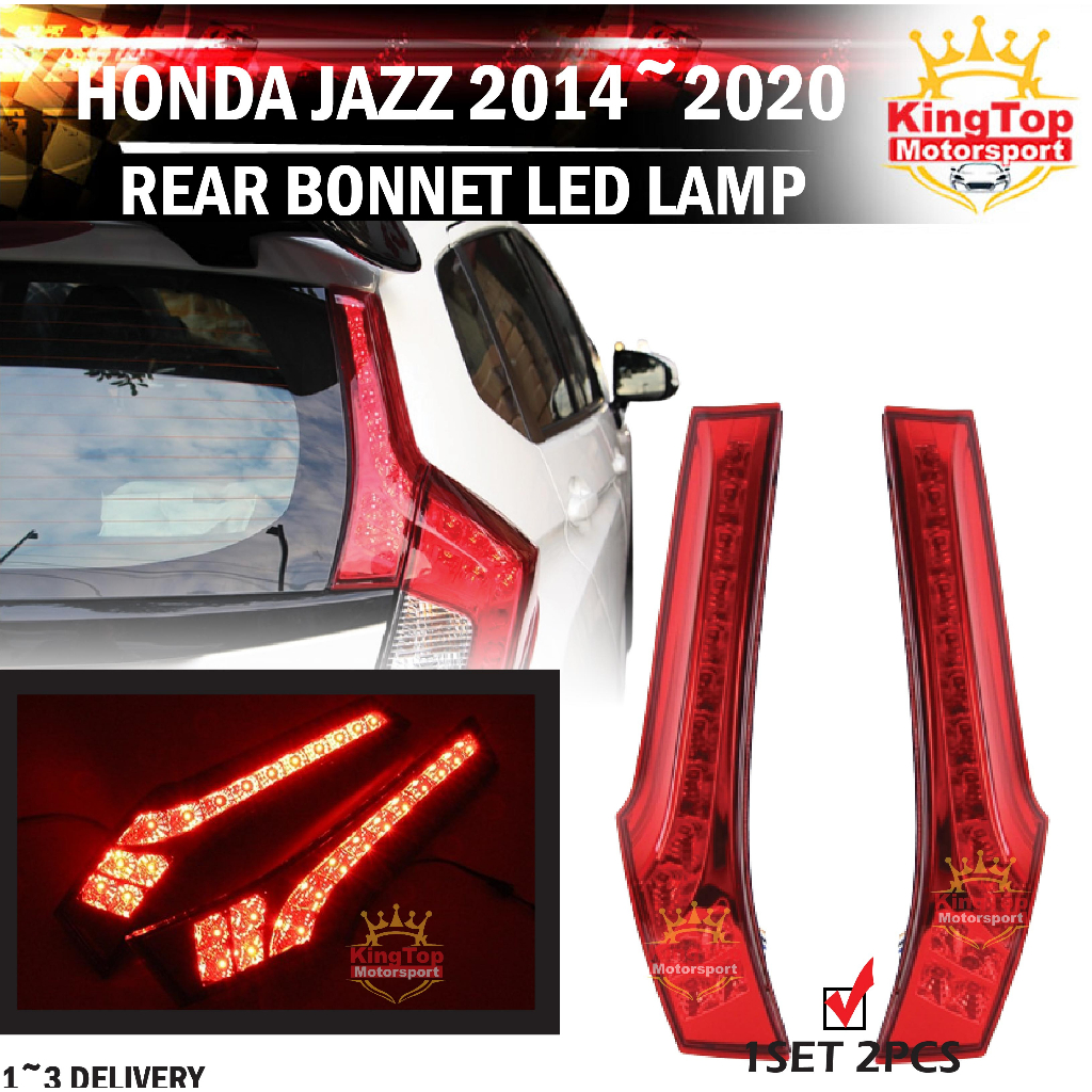 Honda Jazz Fit GK GK5 2014 2020 Rear Pillar Tail Lamp Light Rear Trunk Pillar Light