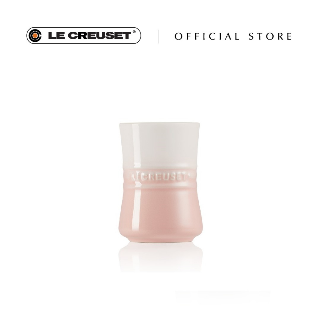 Le Creuset Stoneware Utensil Crock Signature 1L Shell Pink Shopee