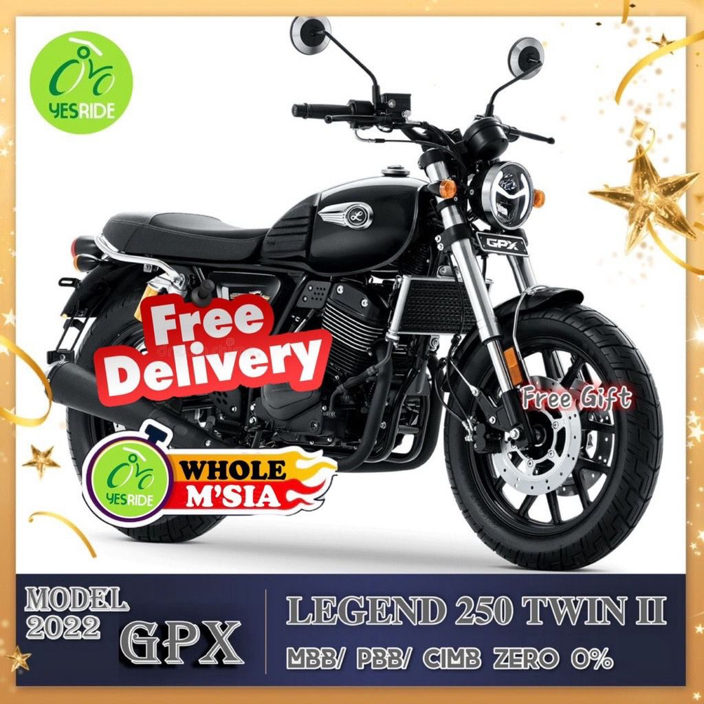 GPX Legend 250 Twin II Interchanged Model | Shopee Malaysia