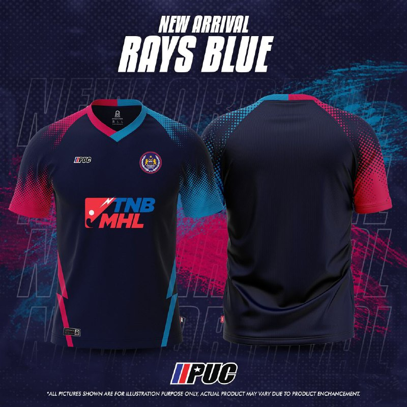 DESIGN RAYS PUC HOKI MALAYSIA Jersi Malaysia 2023 Malaysia Hockey
