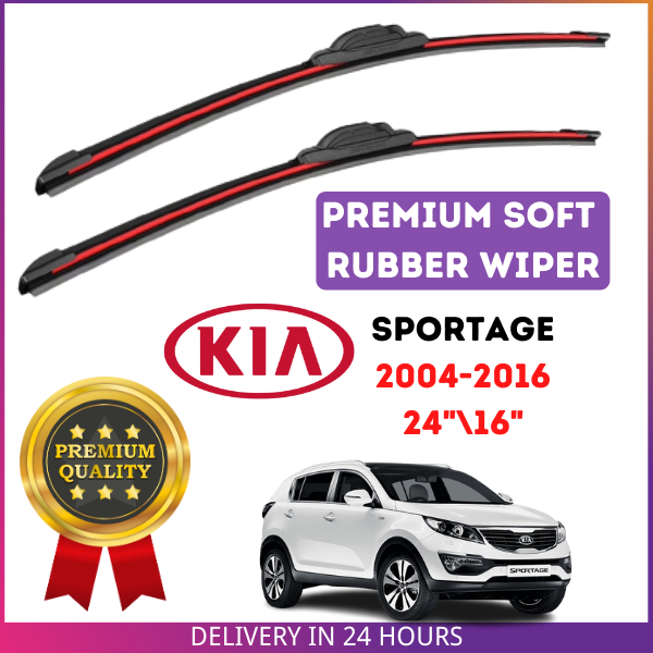 KIA Sportage 2004 2011 / 2012 2016 PREMIUM SOFT RUBBER WIPER BLADE