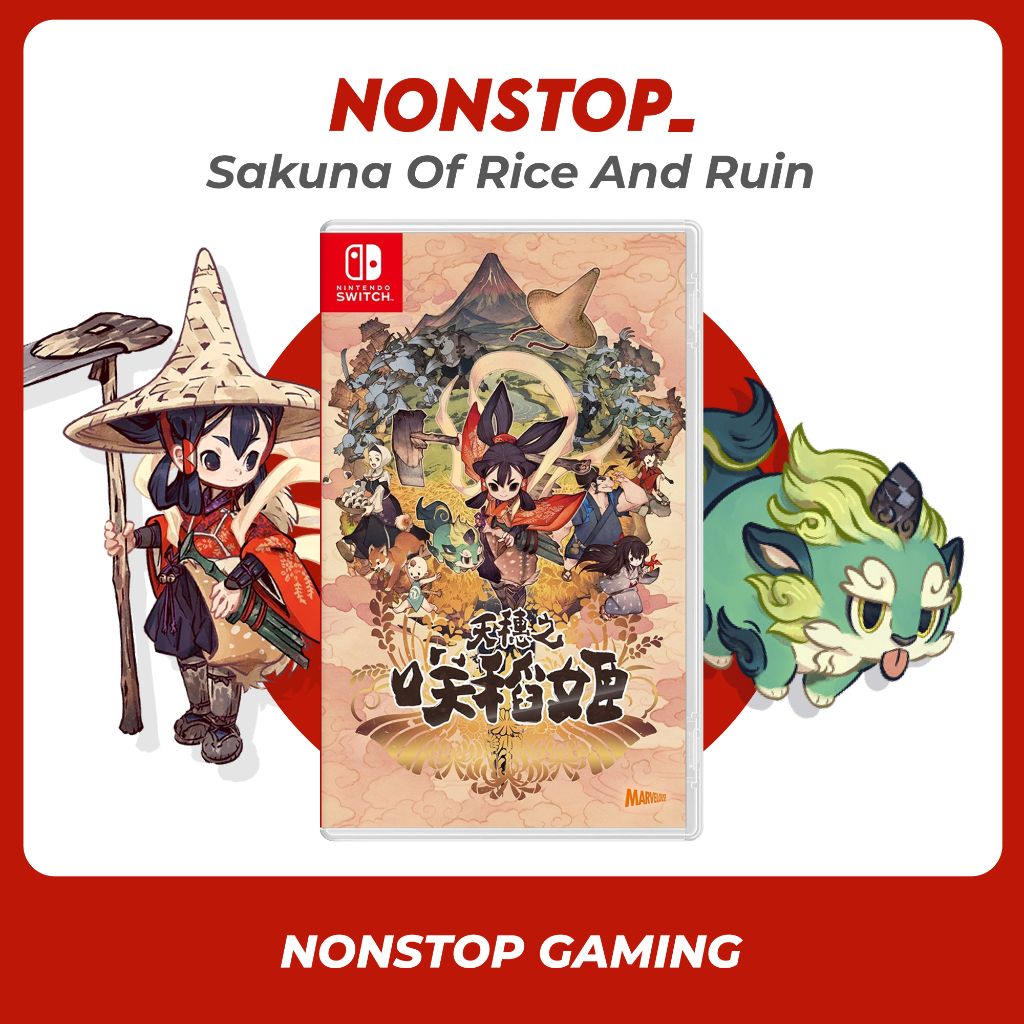 Sakuna Of Rice And Ruin (English/Chinese) 天穗之咲稻姬 Nintendo Switch Game ...
