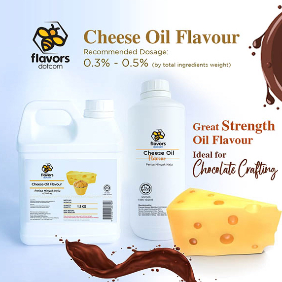 [HALAL] Flavors Food Flavouring Cheese Oil Flavour Shopee