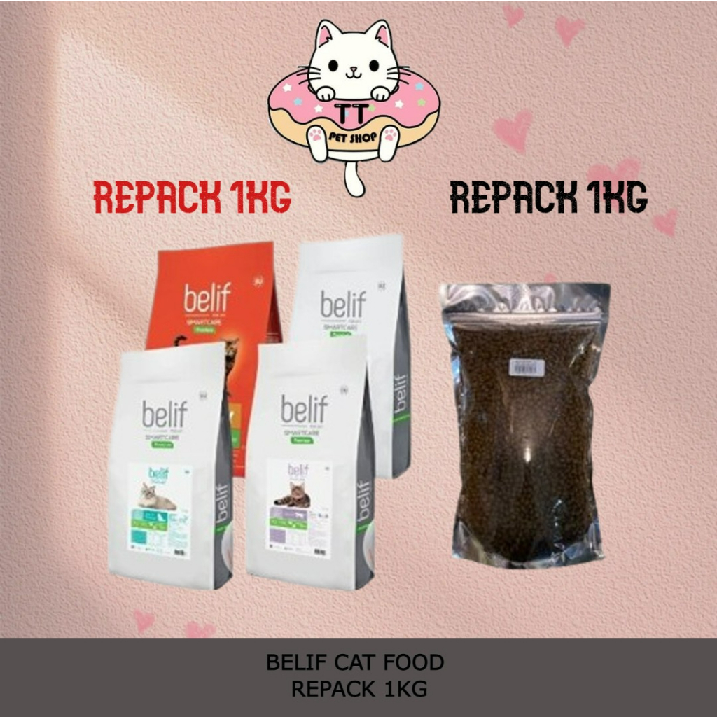 Belif Premium Cat Food 1KG (Repack) (Cat Food) Shopee Malaysia