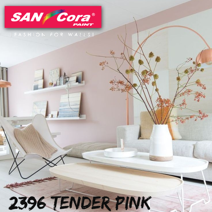 SINAR SANCORA 2396 TENDER PINK 5 LITER I EMULSION Interior Exterior ...