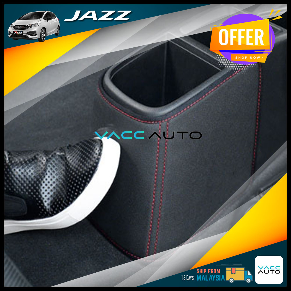 Honda Jazz Fit GK GK5 T5A 3rd Armrest Center Console Protector Leather