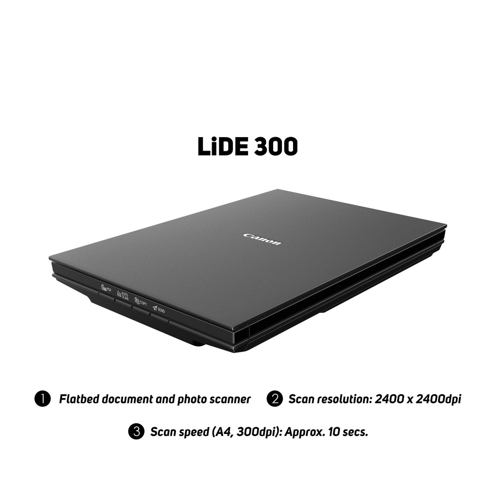 Canon Lide 300 Scanner Fast And Compact Flatbed Shopee Malaysia 6114