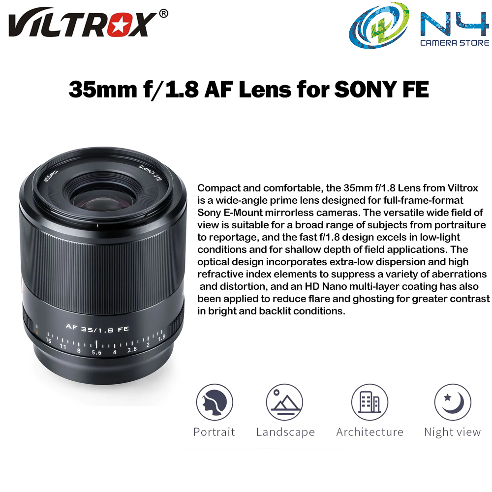 Viltrox 35mm F1 8 Nikon Z Mount Sony Fe E Mount Autofocus Full Frame