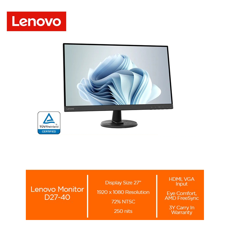lenovo monitor - Computer Accessories Prices and Promotions - Computer &  Accessories Mar 2023 | Shopee Malaysia