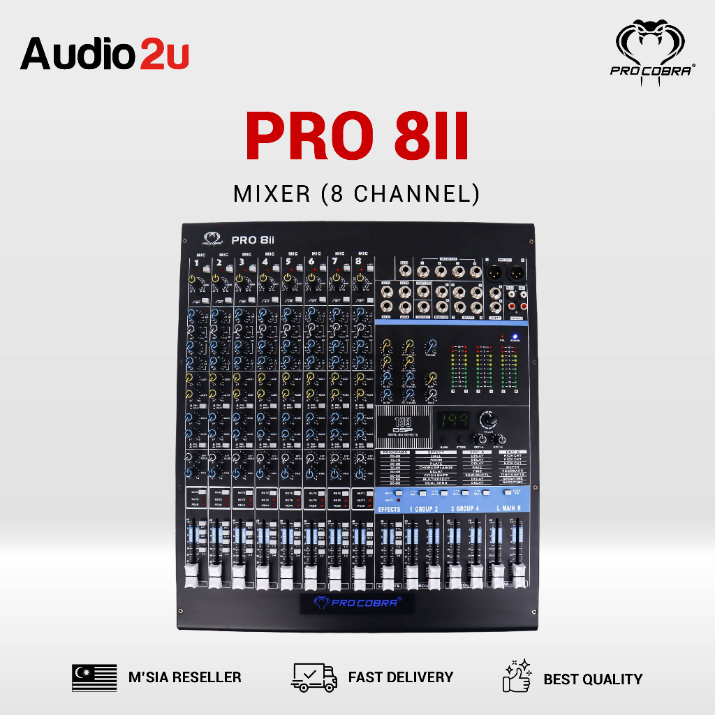 Pro Cobra PRO 8ii 12ii Slim Body Mixer | Shopee Malaysia