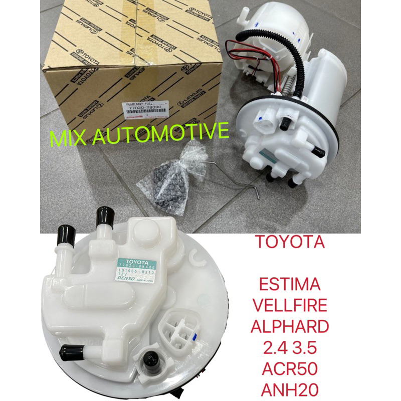 ( 100% ORIGINAL ) TOYOTA ESTIMA ACR50 VELLFIRE ANH20 ALPHARD ANH20 2.4 ...