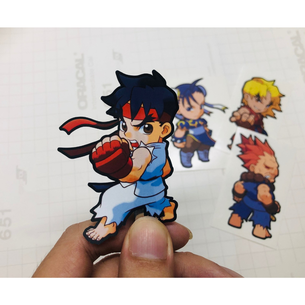 G112 Streetfighter Ryu Cute Sticker | Shopee Malaysia