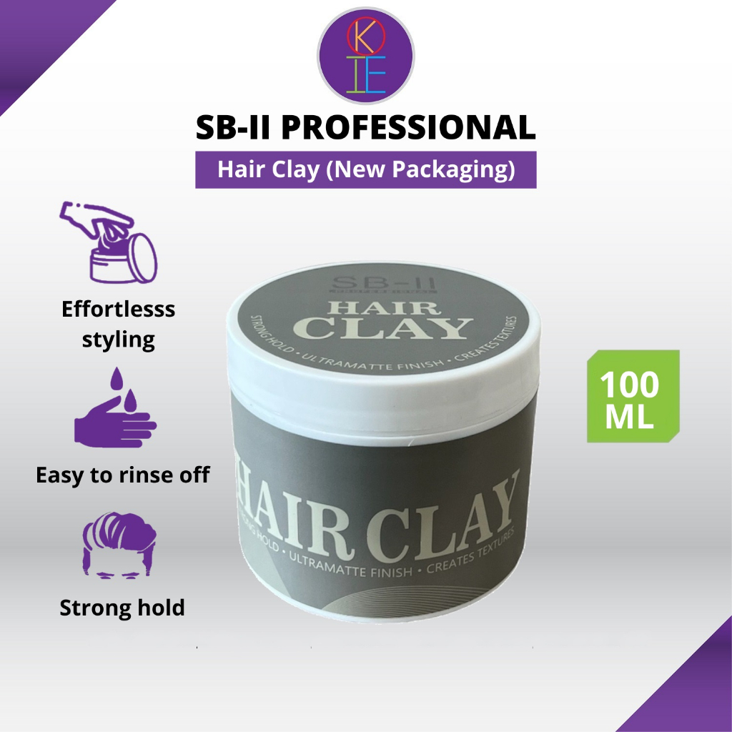 SBII Professional Styling Hair Clay 100ml (New Packaging) Hair Wax